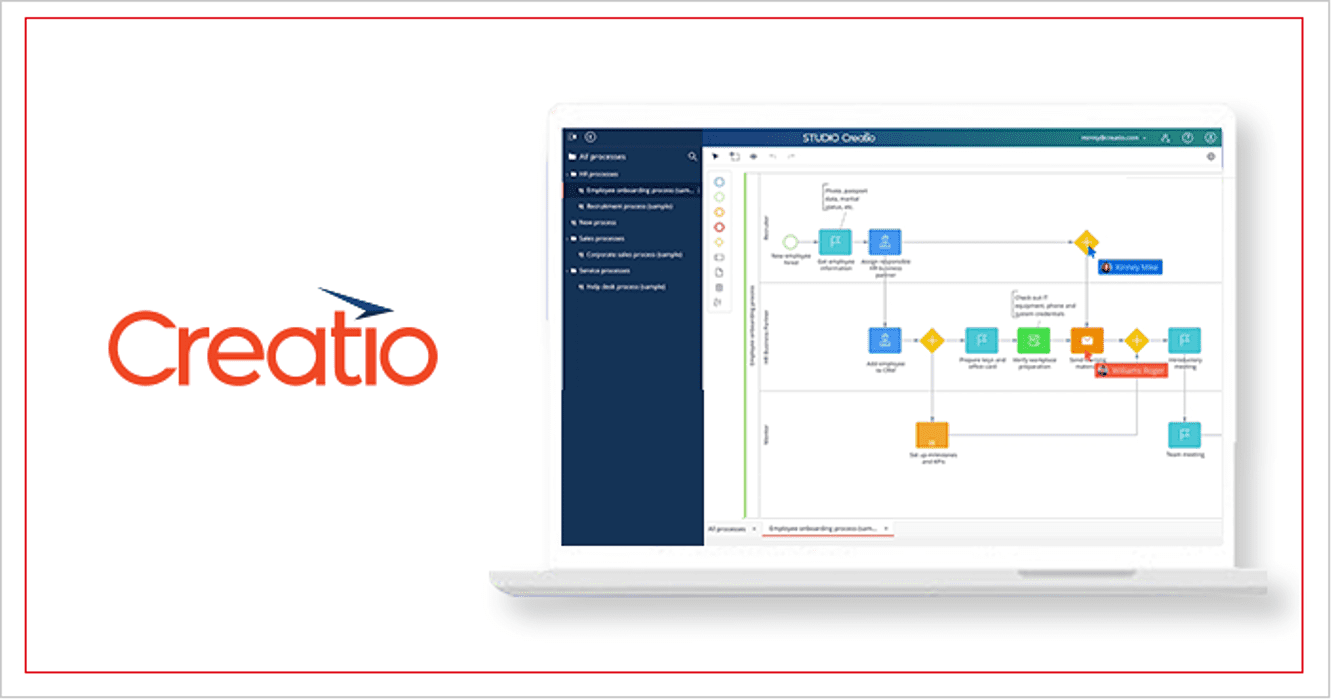 Creatio StudioÂ - Best No Code Platforms