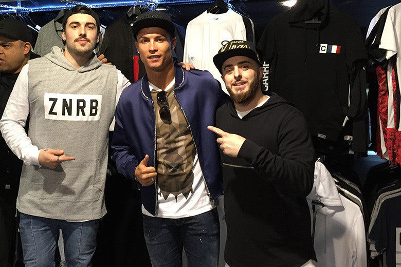 Cristiano Ronaldo in Culture Kings Melbourne