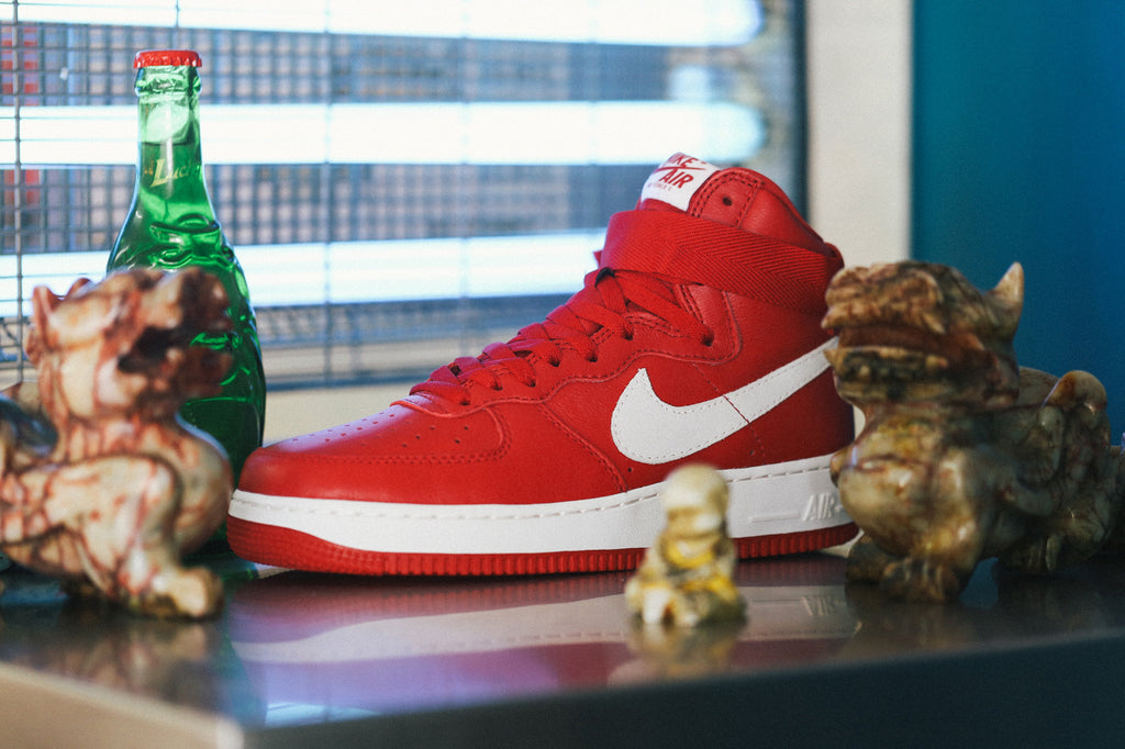 Nike Air Force 1 High 'Nai Ke' Gym Red