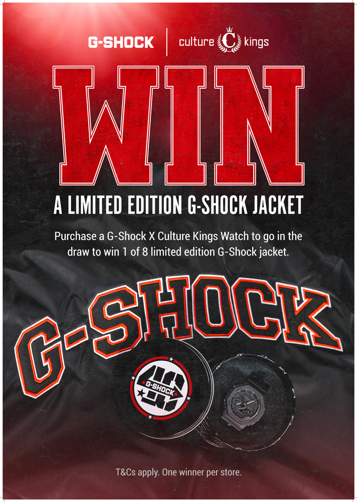 Your Chance To Win An Exclusive G Shock Jacket at Culture Kings!